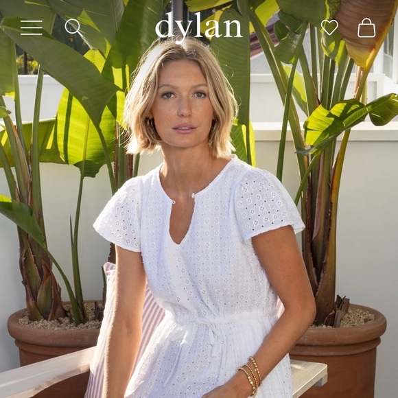 DYLAN White Floral Embroidered Dress - Picture 17 of 17